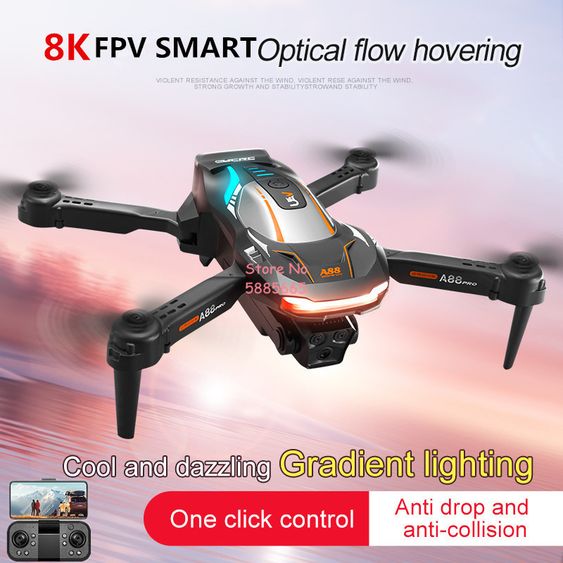 Drone Rc Folding - Fotografía aérea 8K posicionamiento de flujo