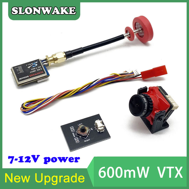 Drone Rc Receiver And Transmitter - 5,8G 48CH 600mW VTX-CAM ajustable FPV