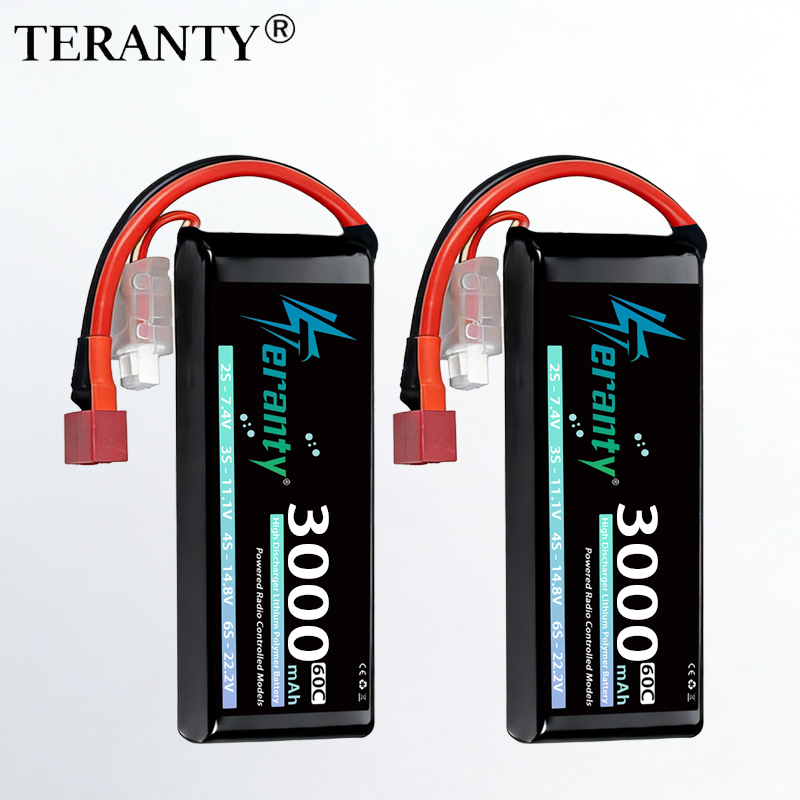 Drone Rc Board - Batería Lipo TERANTY 2S 3000mAh 7.4V