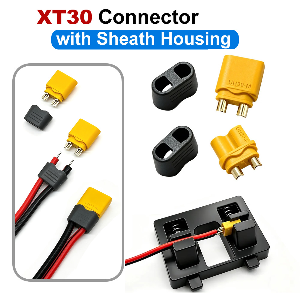 Drone Rc Car Hybrid - Conector XT30 con funda, enchufes XT30