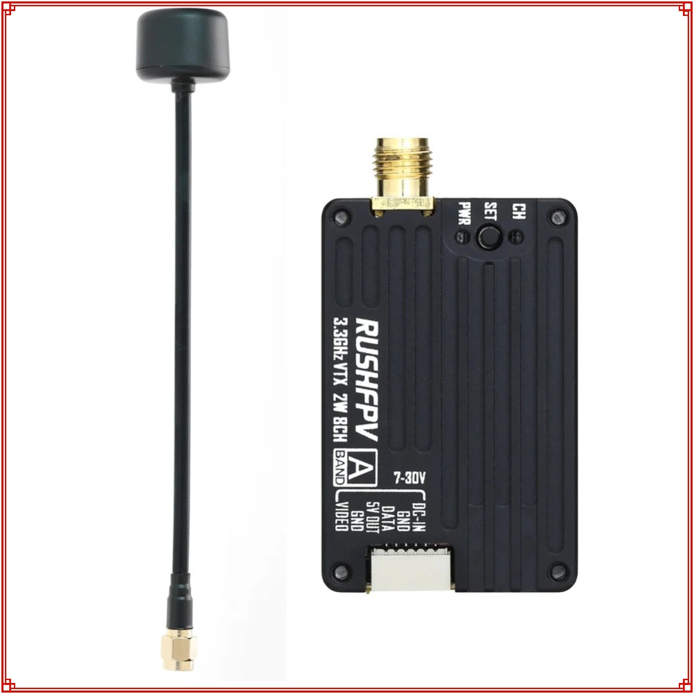 Drone Rc Receiver And Transmitter - Nuevo Transmisor RUSHFPV 3.3G 2W VTX