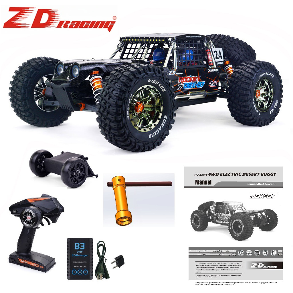 Esc 4In1 Brushless - ZD-coche de carreras teledirigido DBX-07, vehículo