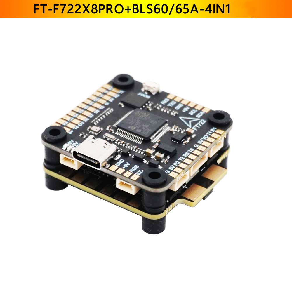 Esc 4In1 Brushless - 60A BLHELI_S 4IN1 3-6S ESC sin
