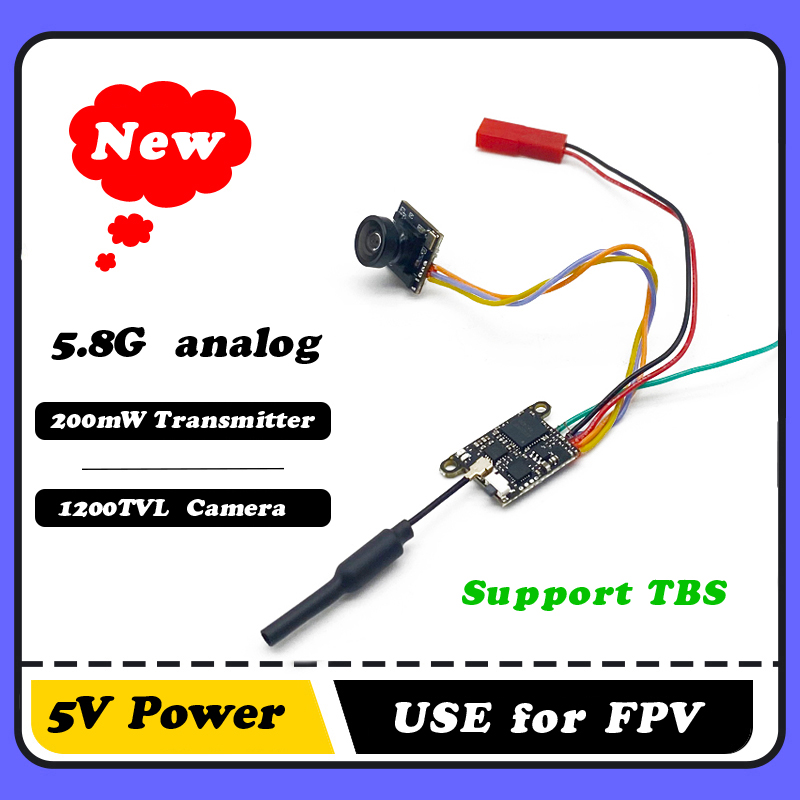 Drone Rc Receiver And Transmitter - SLONWAKE 5,8G 1200TVL cámara FPV VTX