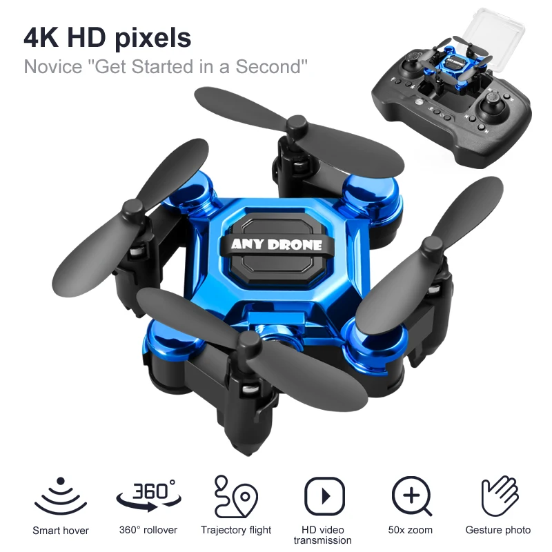 Drone Rc Folding - Cámara 4K HD RC Drone Fold