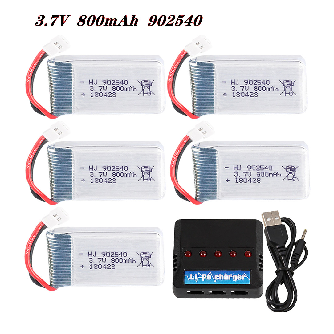 Drone Lipo Battery - Batería Lipo de 3,7 V, 800mAh,