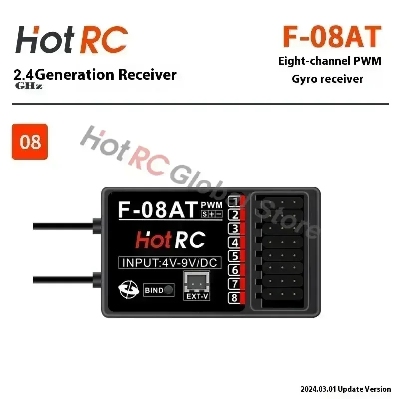 Receptor Giroscópico HOTRC 2.4 - Rc Boat reseña y precio