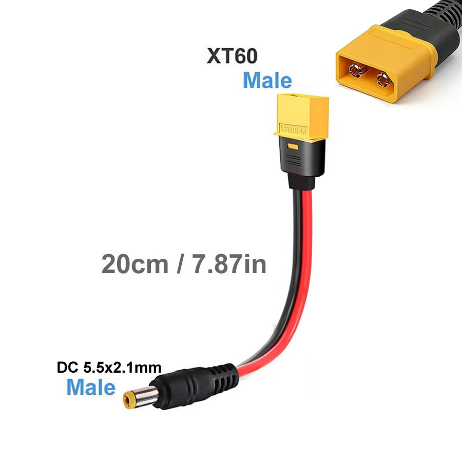 Cable Adaptador de Carga XT60  - Drone Rc Car Hybrid reseña y precio