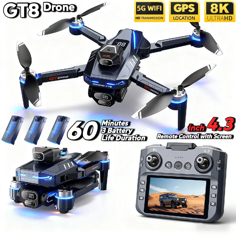 Caliente para LSRC GT8 Drone 4 - Drone Rc Folding reseña y precio
