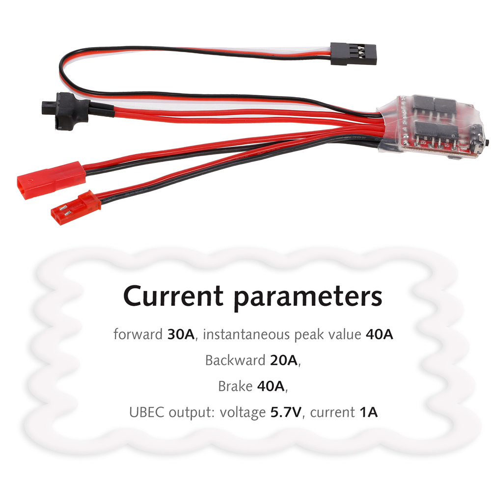 Mini Coche RC con ESC de 30A,  - Rc Boat reseña y precio