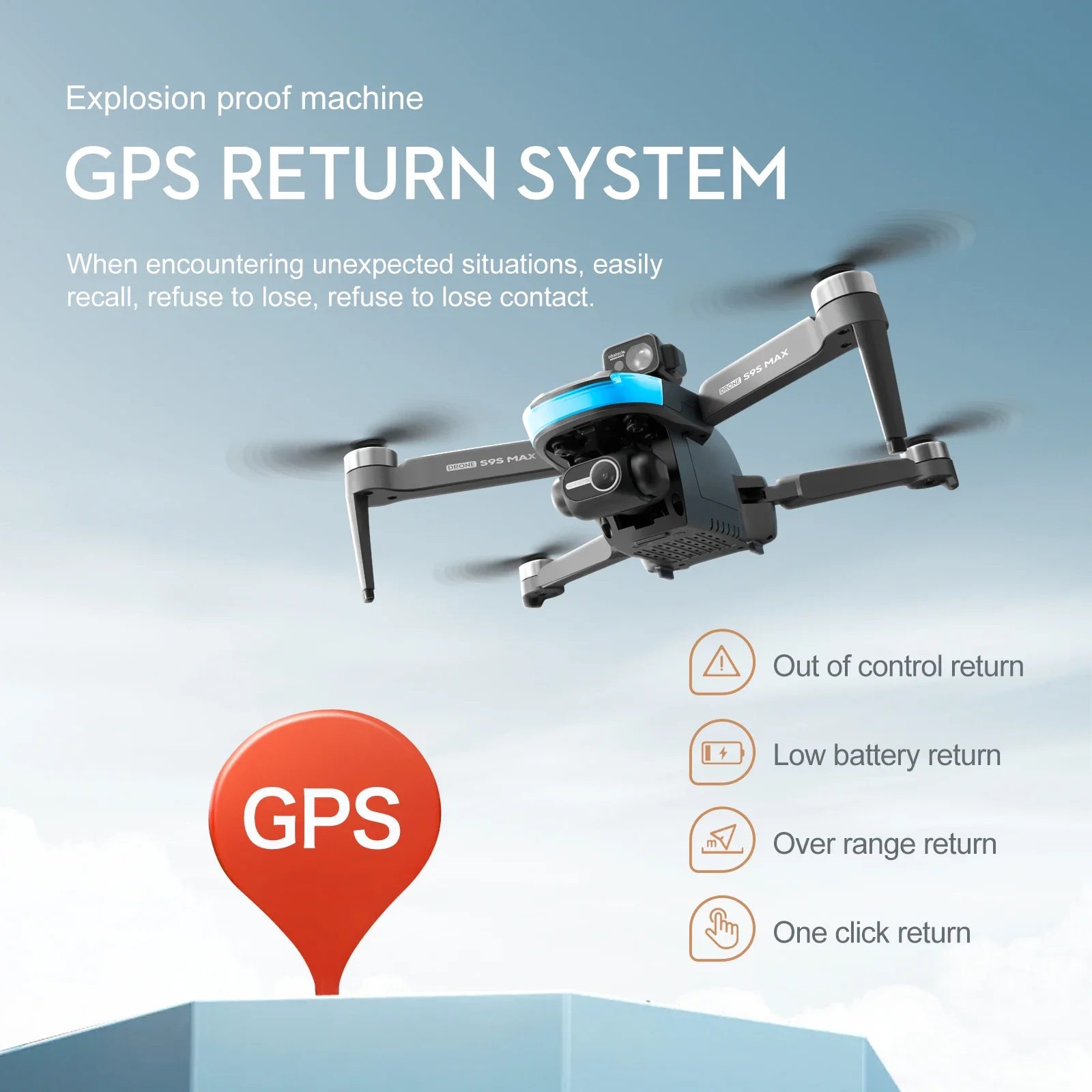 Nuevo S9S MAX MINI Drone 4K 2  - Drone Rc Receiver And Transmitter reseña y precio
