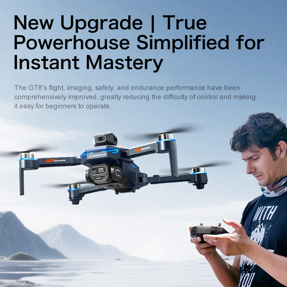 Dron Original GT8 8K Profesion - Drone Rc Folding reseña y precio