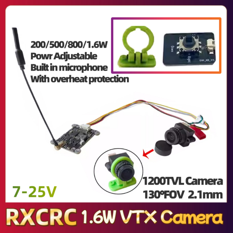 Módulo RXCRC 5.8G 48CH 1.6W VT - Drone Rc Receiver And Transmitter reseña y precio