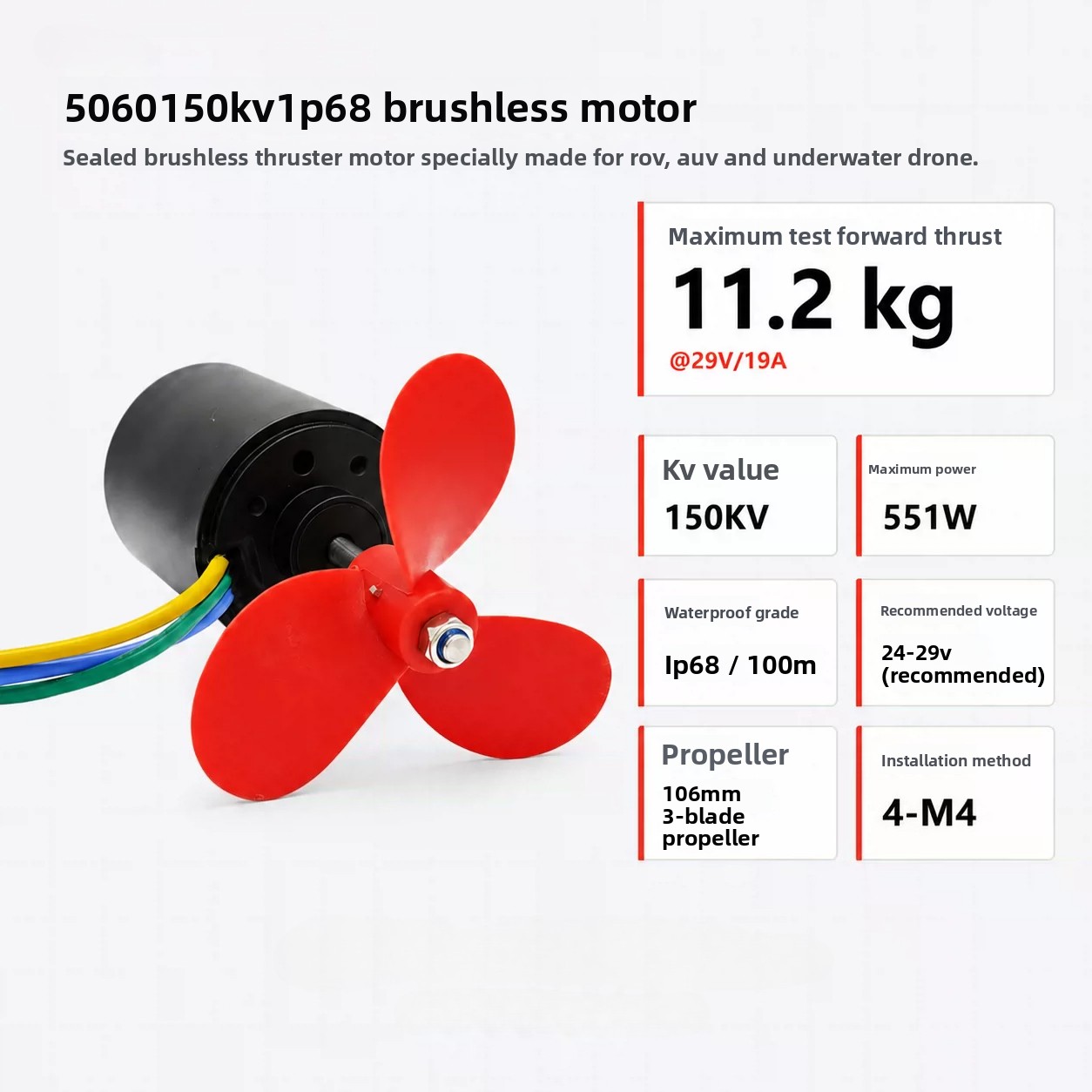 Motor sin escobillas A5060 a p - Rc Boat reseña y precio