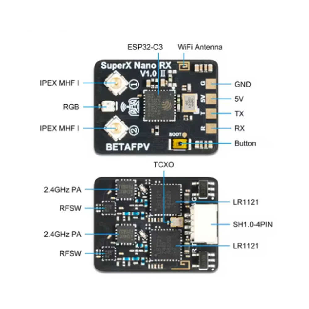 Receptor de doble frecuencia B - Drone Rc Frequency reseña y precio