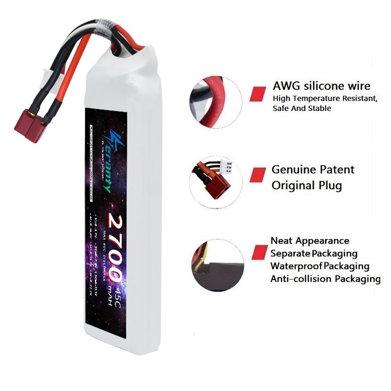 1/3 Uds 2S 7,4 V batería Lipo  - Drone Lipo Battery reseña y precio