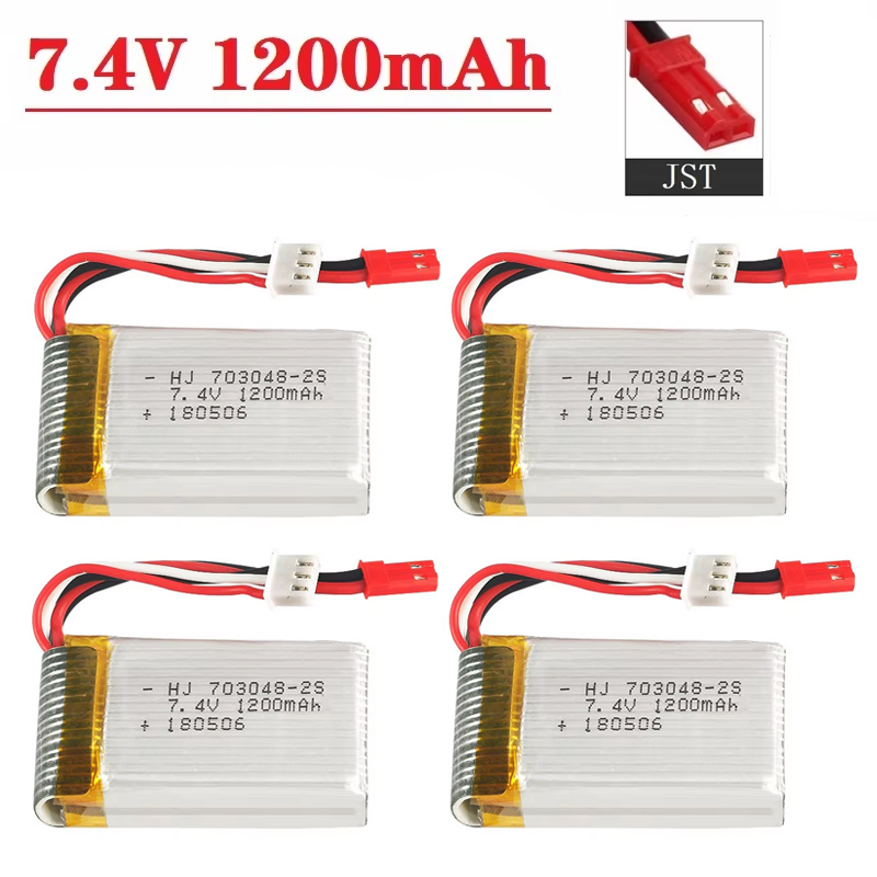 Batería Lipo 2S 7.4V 1200mAh 7 - Drone Rc Board reseña y precio
