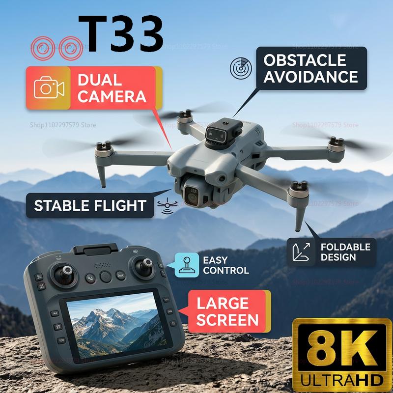 Nuevo Dron RC T33 2026 con Cám - Drone Rc Folding reseña y precio