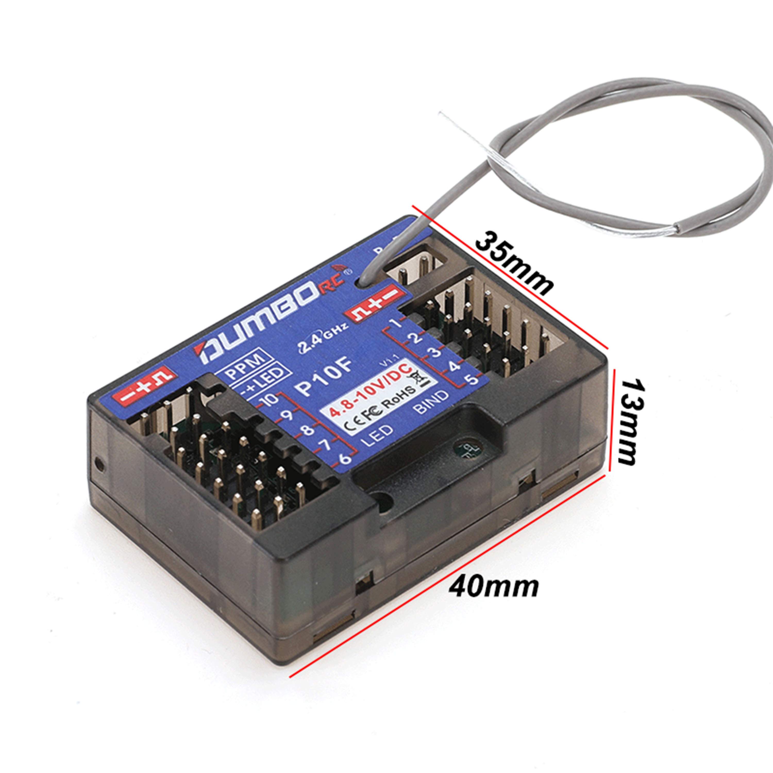 DUMBORC P10F P10FG 10CH 2,4 GH - Rc Boat reseña y precio