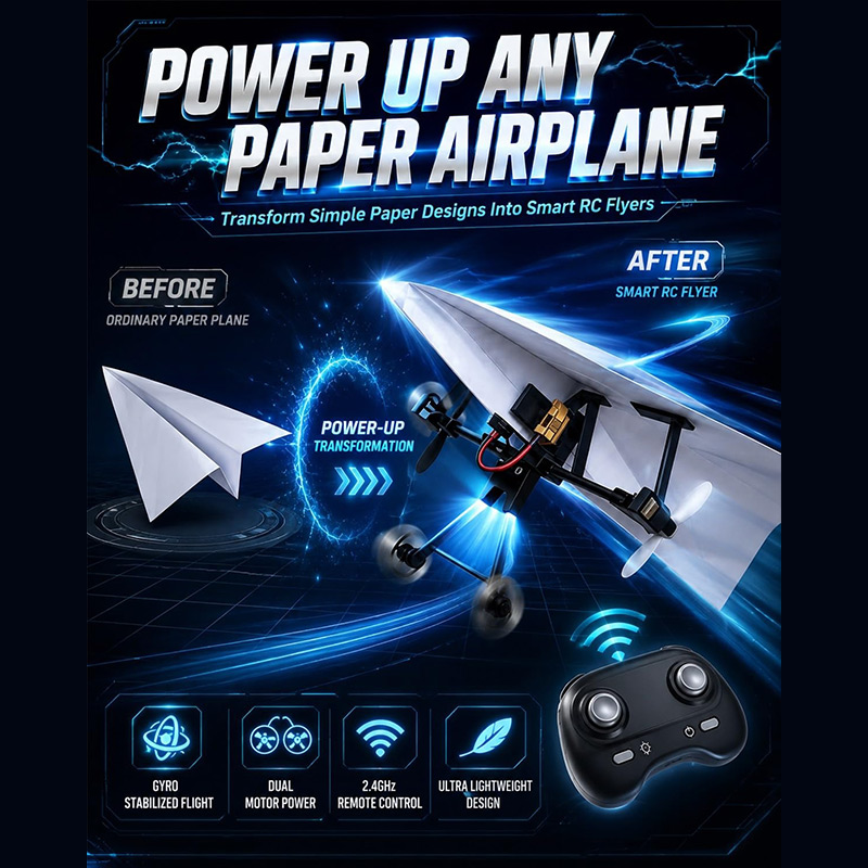 Kit de Avión de Papel RC con G - Drone Rc Jet reseña y precio