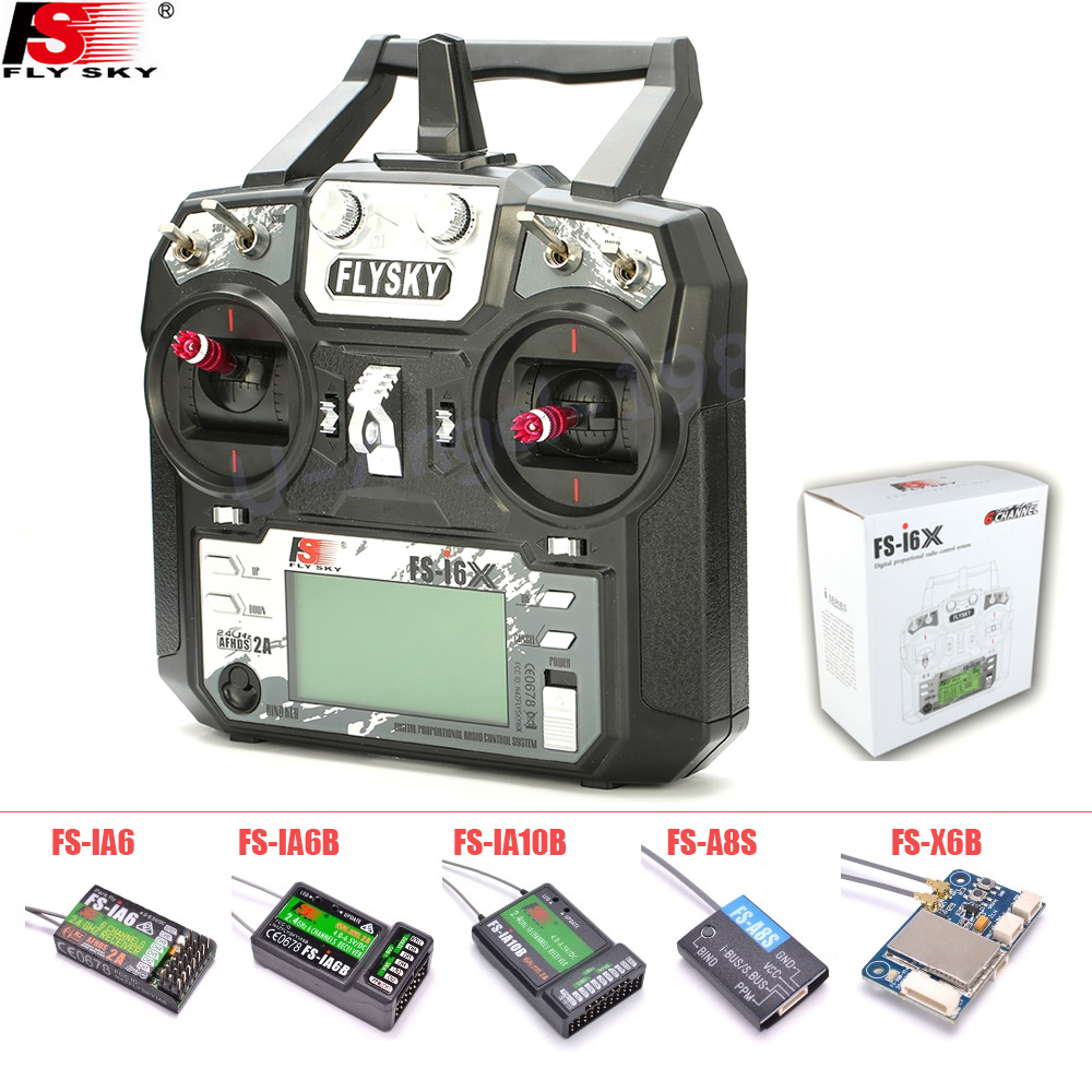 FLYSKY FS-i6X FS i6X 10CH 2,4  - Drone Rc Receiver And Transmitter reseña y precio