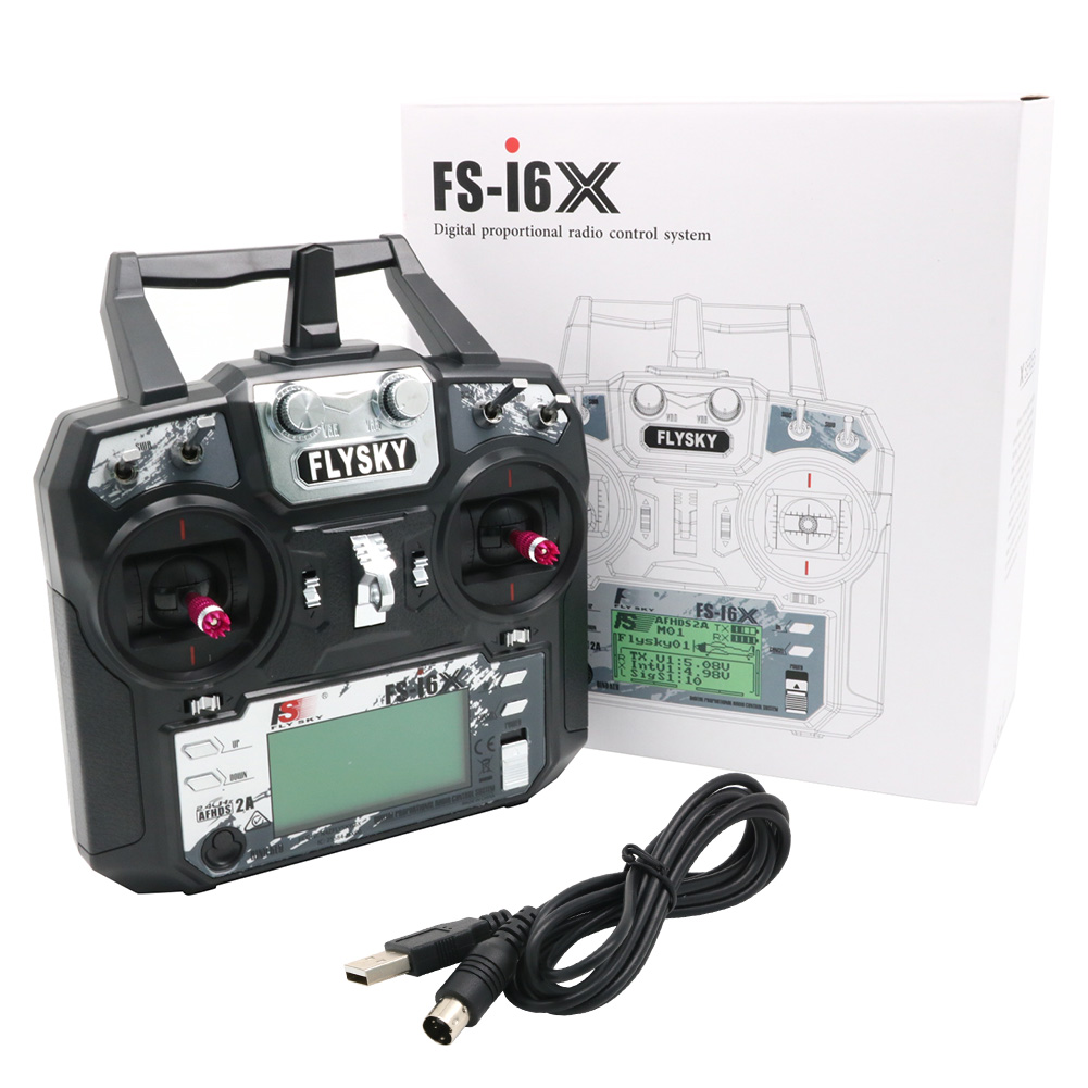 FLYSKY FS-i6X FS i6X 10CH 2,4  - Drone Rc Receiver And Transmitter reseña y precio