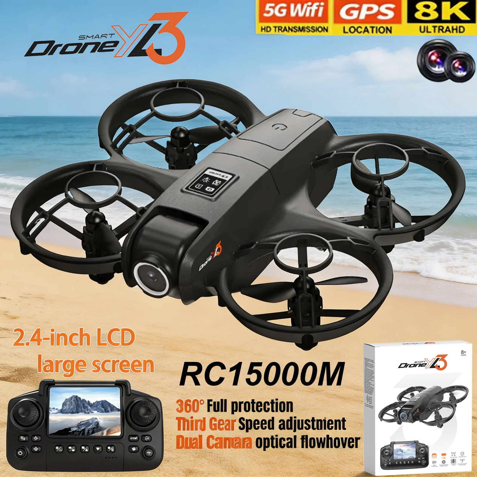 Nuevo Dron RC YL3 8K 1080P con - Drone Udi Rc reseña y precio