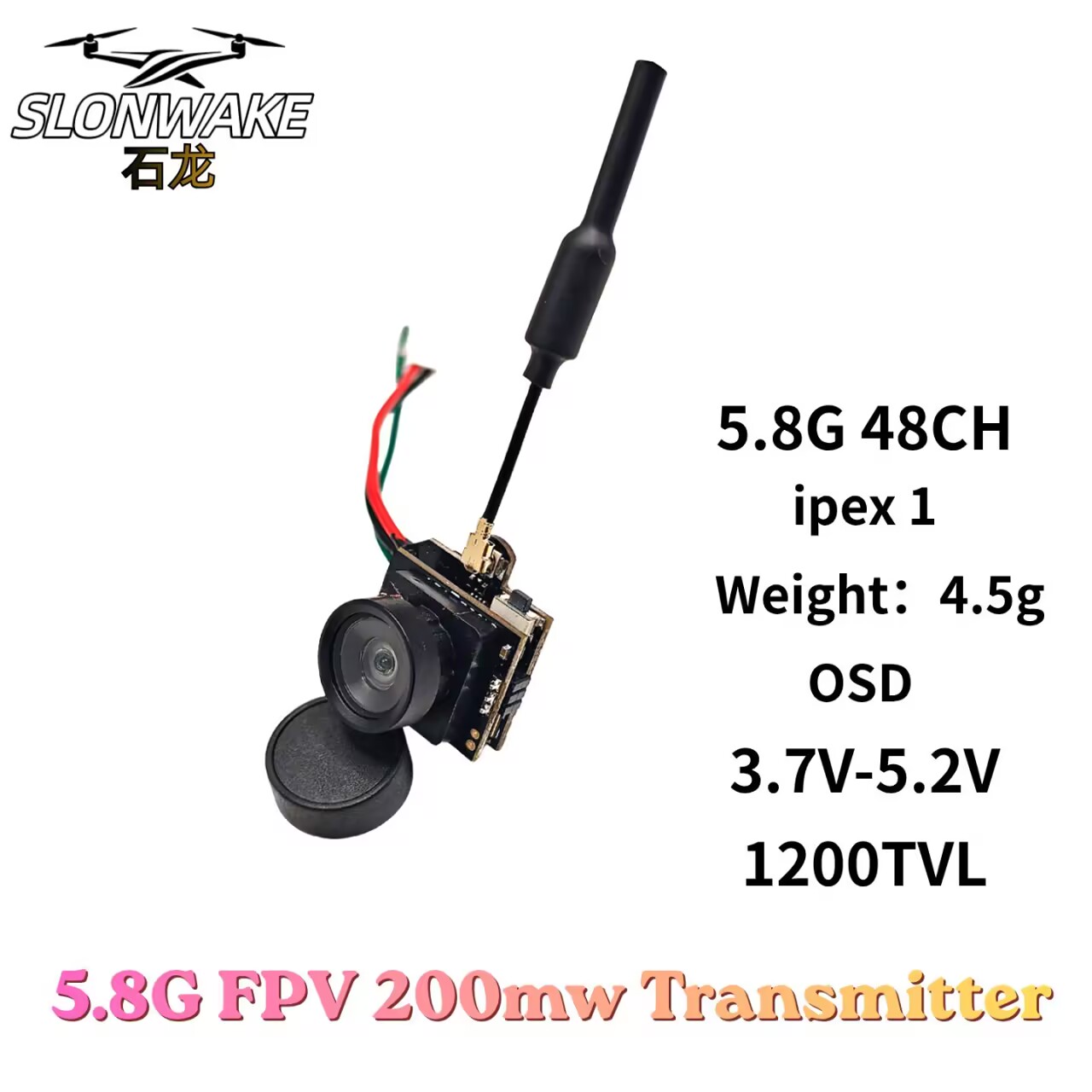 SLONWAKE Cámara de Transmisión - Drone Rc With Camera reseña y precio