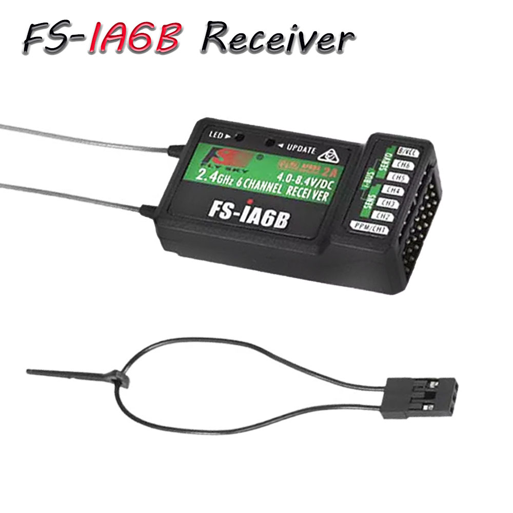 Sistema de Radio FS-i6 6CH 2.4 - Drone Rc Receiver And Transmitter reseña y precio