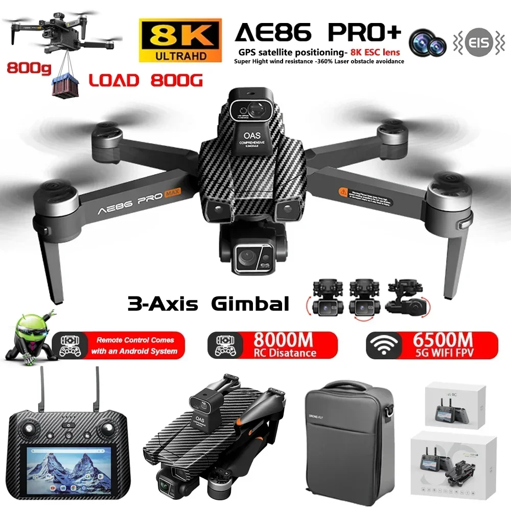 AE86 PRO MAX GPS Drone profesi - Esc 4In1 Brushless reseña y precio